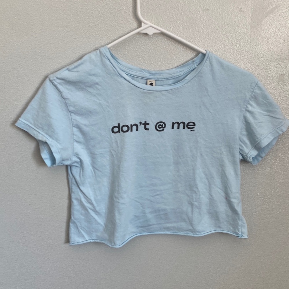 light blue cropped top - size S - 47 street (Argentine brand)